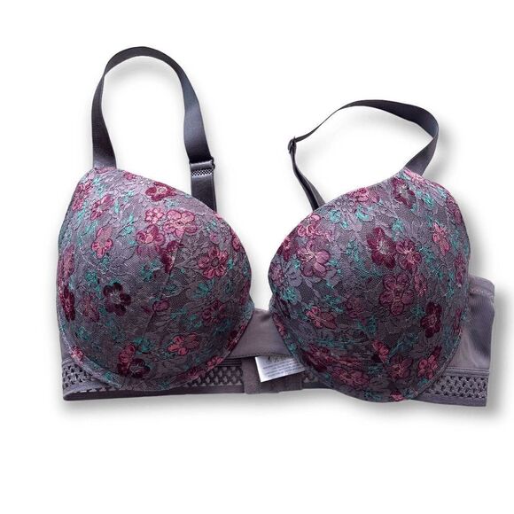 I Lumie by I Love Your Style, Padded Underwire Push Up Lace Bra - Picture 1 of 6